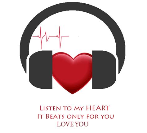 Listen To My Heart. Free I Love You eCards, Greeting Cards | 123 Greetings