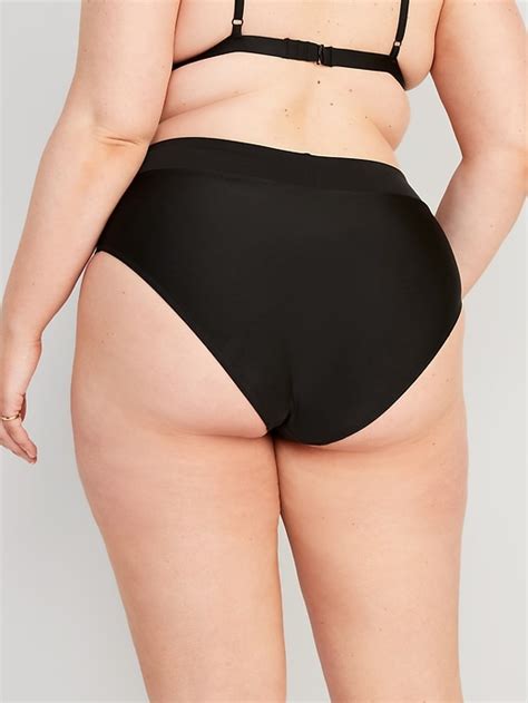 Matching High Waisted Cross Front Bikini Swim Bottoms Old Navy