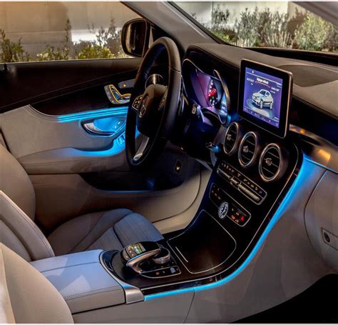 Подсветка салона W205 Mercedes-Benz 64 цвета — ManGame Tuning на DRIVE2