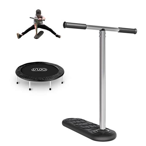 Трюковой самокат-тренажер Indo X70 Trampoline Scooter 670 mm (Black ...