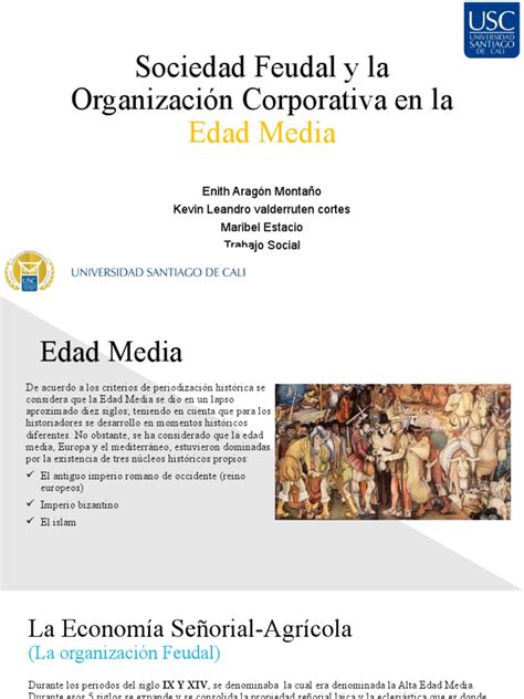 Sociedad Feudal Pdf Feudalismo Edades Medias