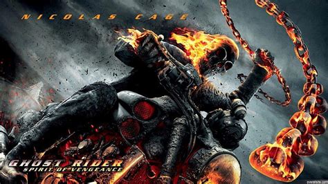 Ghost Rider Spirit Of Vengeance Movie Ghost Rider 2 Blue Flame Hd