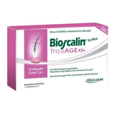 Giuliani Bioscalin TricoAge 45 R Plus Integratore Anti Caduta