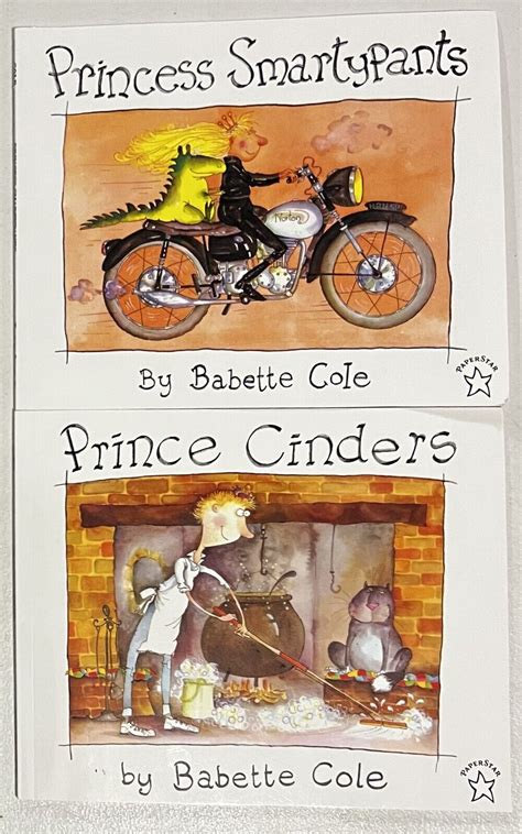 Lot Of 2 Prince Cinders And Princess Smartypants Paperbacks By Babette Cole Ebay