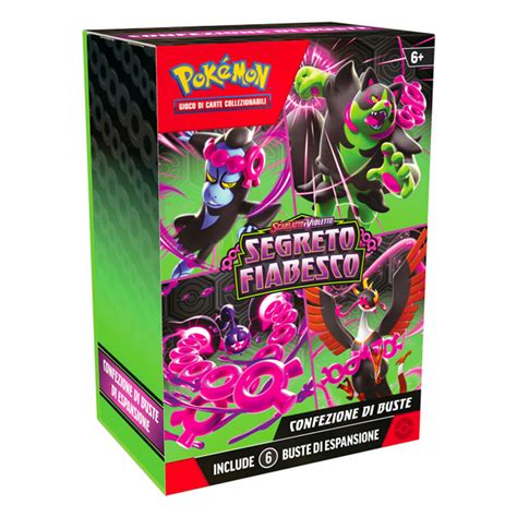 Bundle da 6 Buste di Espansione Segreto Fiabesco Pokémon Scarlatto e