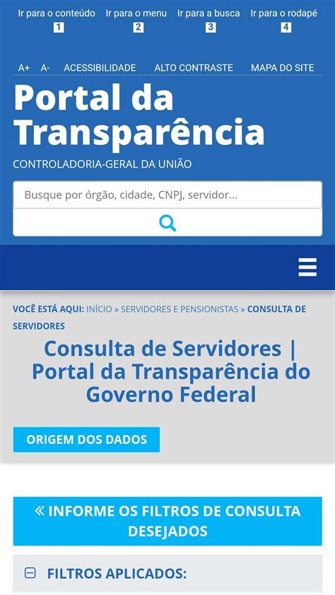 Portal Da Transparencia Pmpa - Portal da Transparência: como ver o salário de servidores públicos