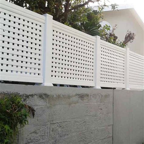 China Custom Vinyl Lattice Fence Suppliers, Manufacturers - Factory ...