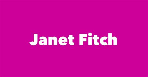 Janet Fitch - Spouse, Children, Birthday & More
