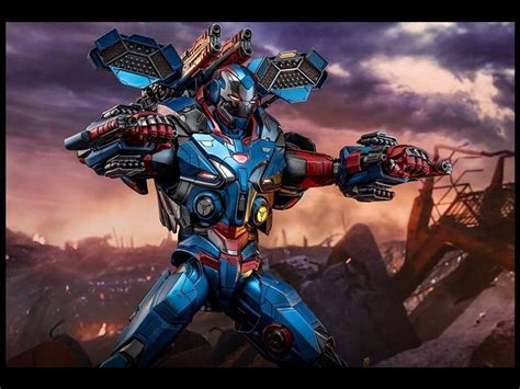 Avengers Endgame MMS547D34 Iron Patriot 1 6th Scale Collectible Figure BY HOT TOYS Fairway