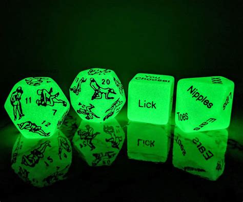 Glow In The Dark Sex Dice