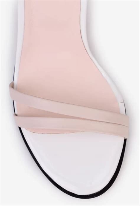 Sandale Nude Din Piele Naturala Cu Toc Subtire Dasha Ro