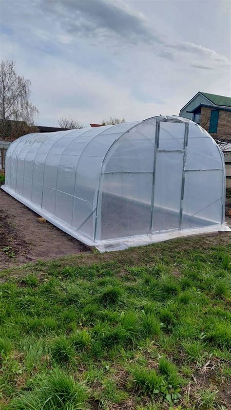 ᐉ Теплиця Оранжерея з оцинкованої квадратної труби з плівкою 150 мкм ...