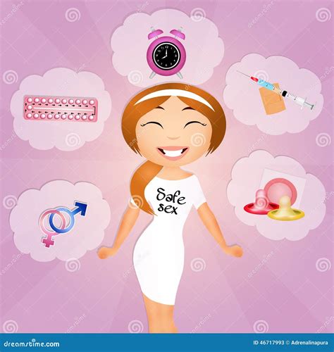 Safe Sex Stock Illustration Illustration Of Safe Birth