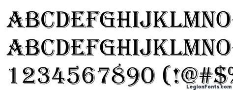 Algerian Font Download Free / LegionFonts