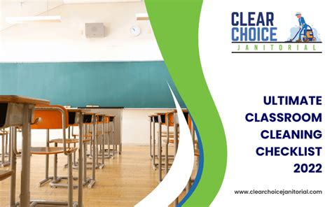 Ultimate Classroom Cleaning Checklist 2022