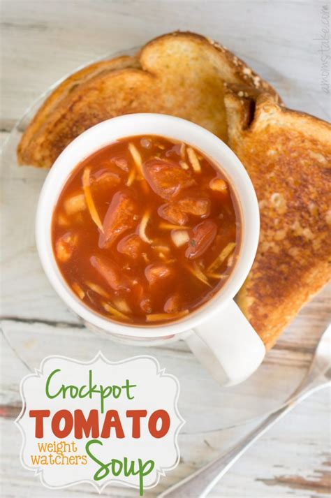 Weight Watchers: Chunky Crockpot Tomato Soup - A Mom's Take