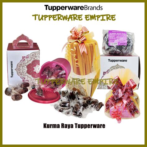 Kurma T Set Tupperware Kurma Hadiah Kurma Hadiah Tupperware T Deco Canister 12l Bekas