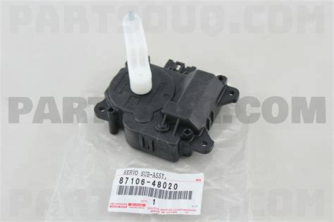 Servo Sub Assy Damper For Airmix Toyota Parts Partsouq