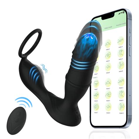 Heseks Dual Vibration App Remote Control In Anal Sex Toy Male Masturbator Prostate