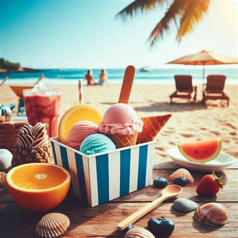 Premium Photo Sun Beach Summer