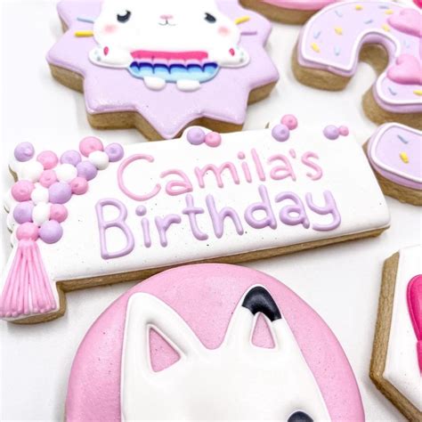 Gabbys Dollhouse Sugar Cookies One Dozen Cookies Custom Gabbys