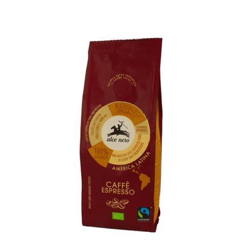 100 Arabica Coffee For Organic Espresso Alce Nero Loreto Pharmacy