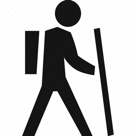 Exercise Hike Hiking Trail Walk Walking Icon