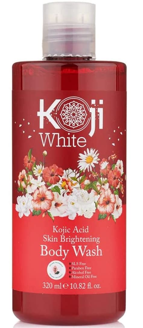 Koji White Kojic Acid Skin Brightening Body Wash Ingredients Explained