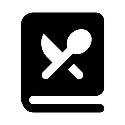 Recipe Book Icon For Cooking And Food Apps