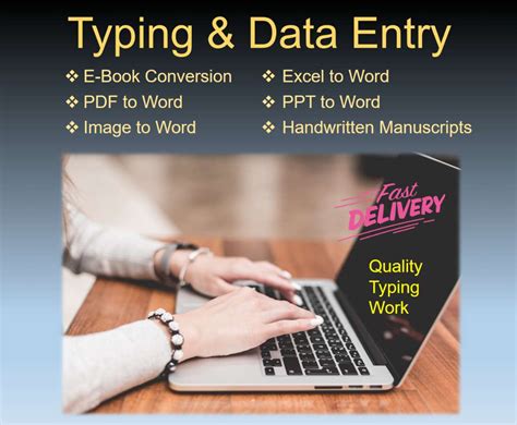 Typing Job Excel Word E Book Conversion Etc