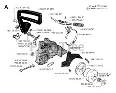 2050 Jonsered Chainsaw 2001 09 Parts Lookup With Diagrams PartsTree