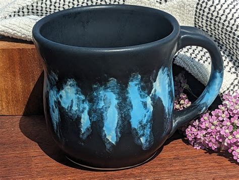 Fl Oz Fantasy Cave Satin Finish Handmade Coffee Mug Ceramics