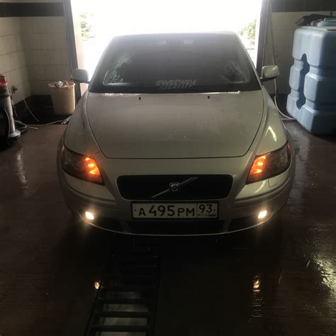 Новые ПТФ! — Volvo S40 (2G), 1,8 л, 2005 года | электроника | DRIVE2