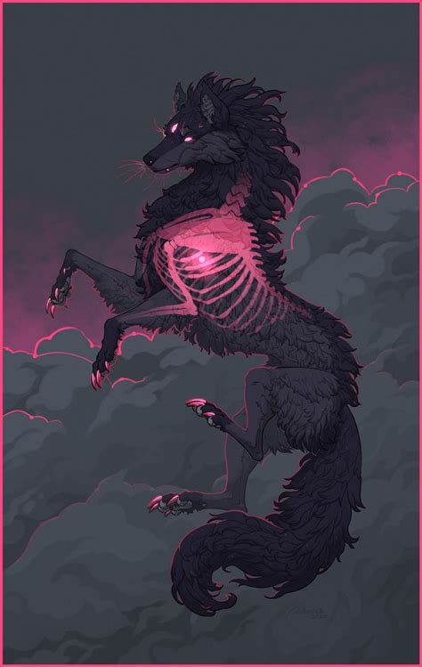 Heart Of A Thunderstorm Mythical Creatures Art Scary Art Creature