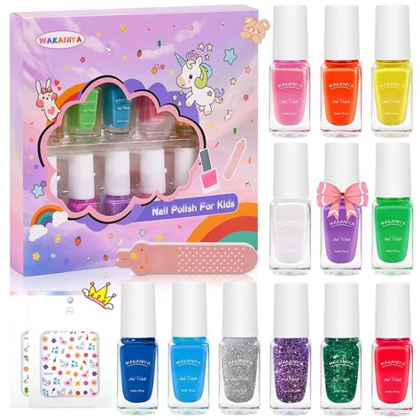 Nagellack Set F R Kinder Farben Ungiftiger Kindernagellack Peel Off