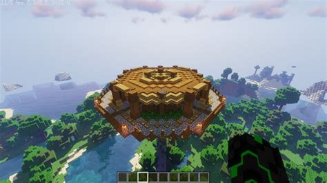 sky base  minecraft map