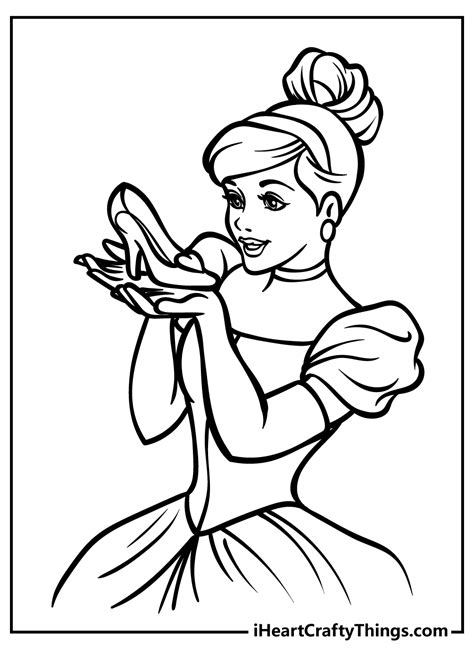 Printable Coloring Pages Cinderella