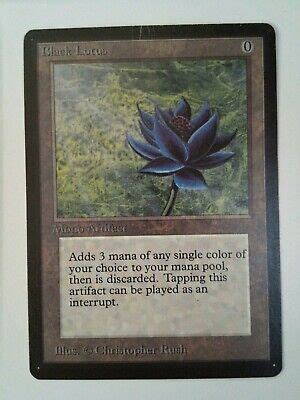 MTG Beta Black Lotus See Scans For Condition EBay