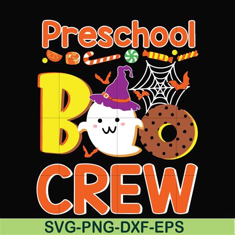 Preschool Boo Crew Svg Halloween Svg Png Dxf Eps Digital Inspire