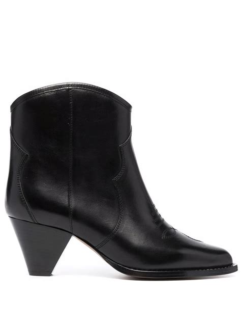 Isabel Marant Embroidered Ankle Boots Farfetch