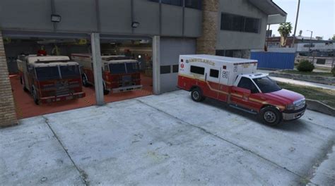 Los Santos County Fire Department LSCoFD Red White Livery Pack