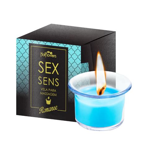Sex Sens Vela Hidratante Corporal Romance G Hot Flowers A Partir De R