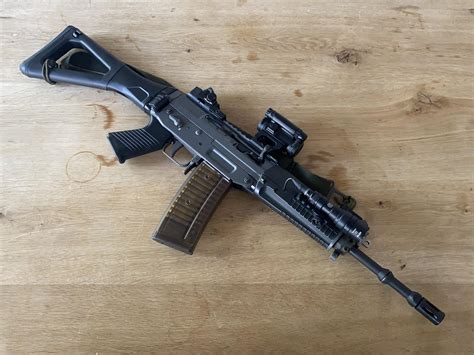 Full Auto Sig Sg553 1 Lb 137 Barrel Scrolller