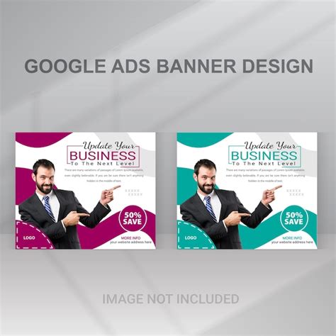 premium vector business google ads banner design vector template