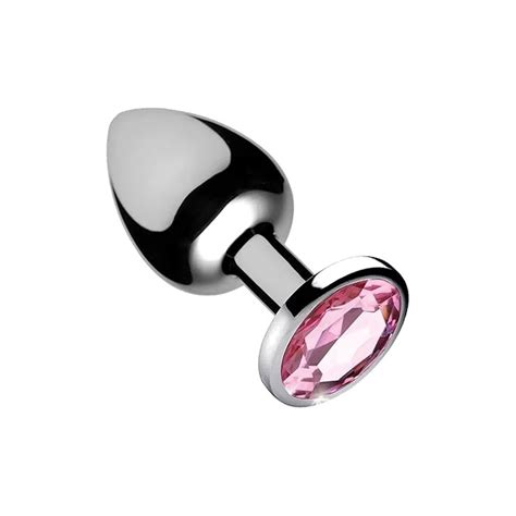 PLUG ANAL METALICO PEQUEÑO CON BRILLANTE PopperBeat
