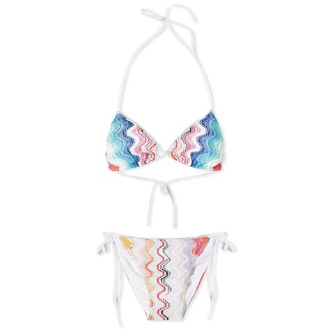 Missoni Chevron Stripe Bikini Multi Editorialist