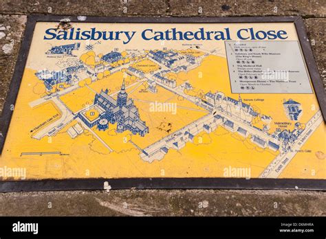 Salisbury Cathedral Map