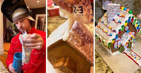 Welder Boyfriend Goes All Out For Gfs Gingerbread House