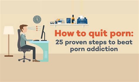How To Quit Porn 25 Proven Steps To Beat Porn Addiction Infographic Visualistan