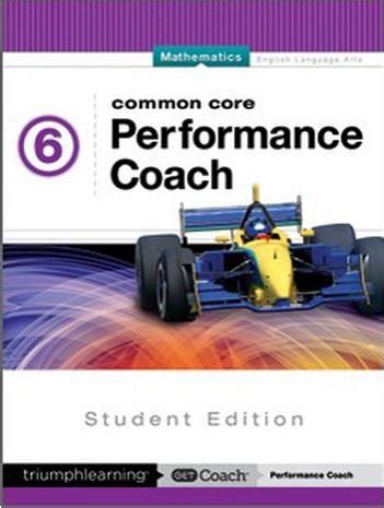 Common Core Performance Coach Mathematics Grade Student Edition